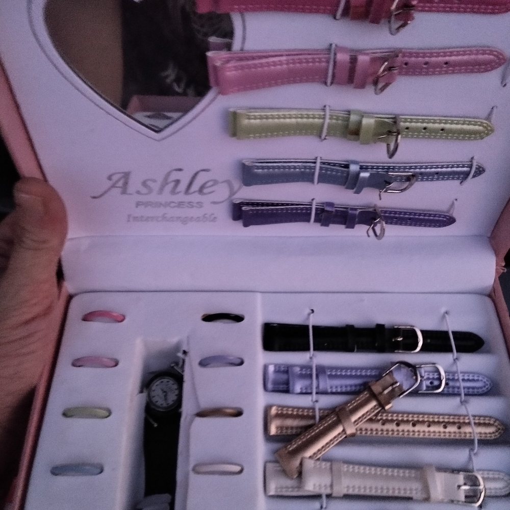 Ashley By 26 International Red Interchangeable Watch Set